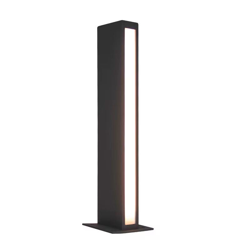 Modern Linear Outdoor Bollard Light