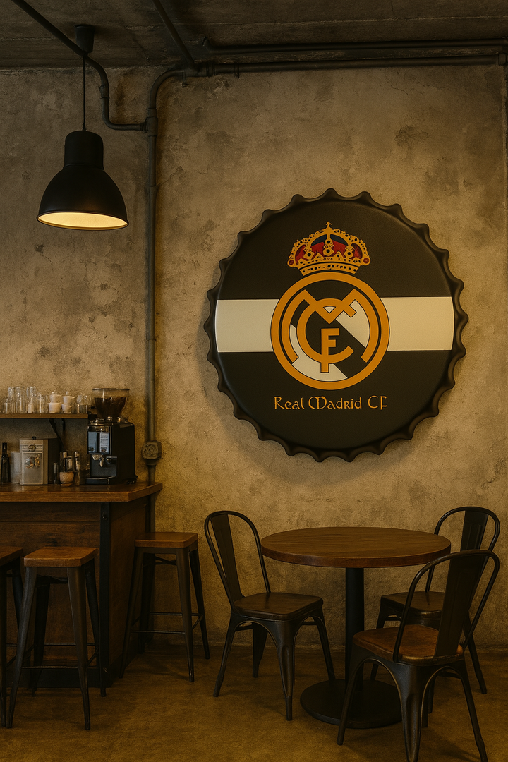 Real Madrid - Bottle Cap Wall Art