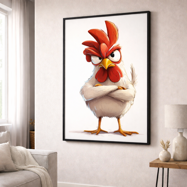 Bold Rooster Canvas