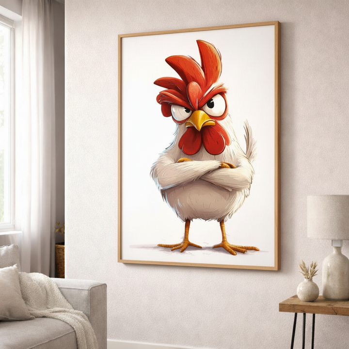 Bold Rooster Canvas