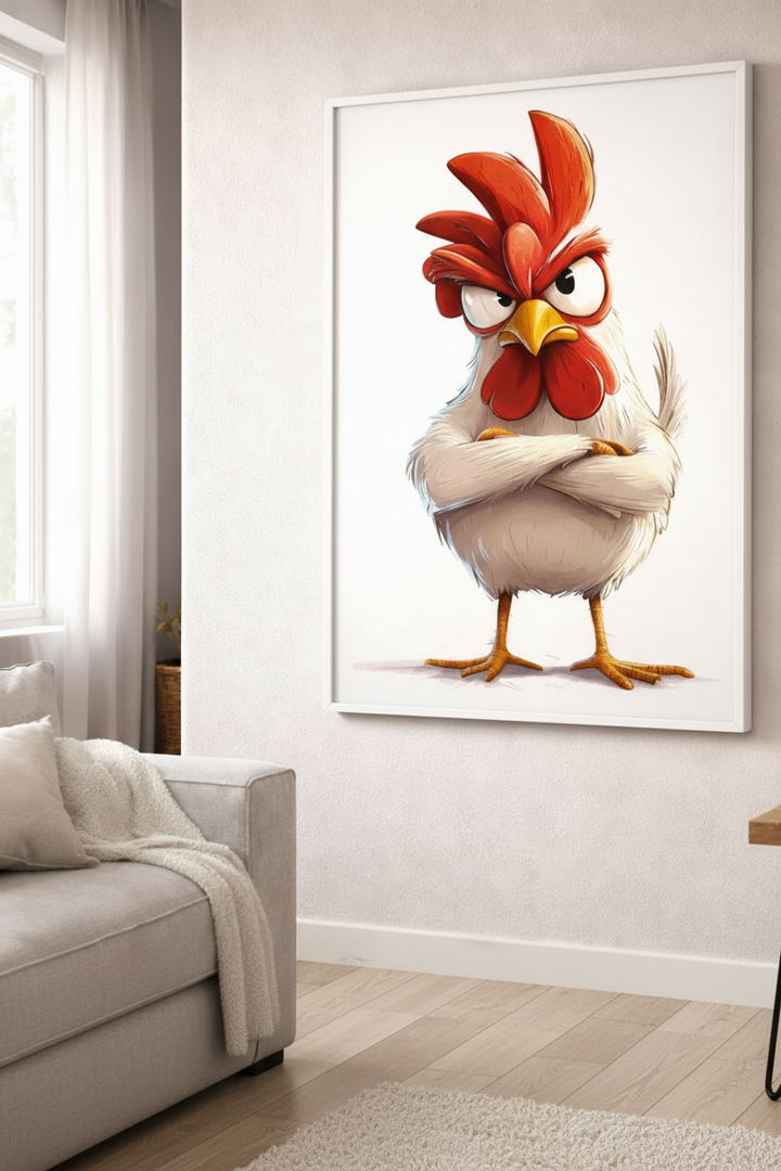 Bold Rooster Canvas