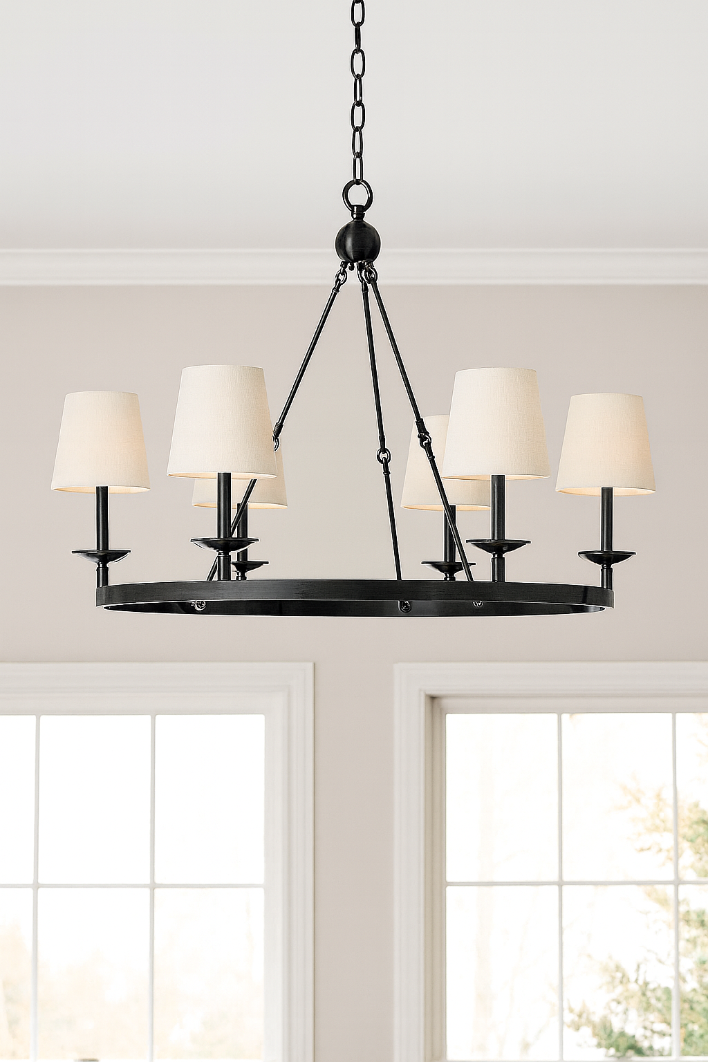 Brass Or Black Traditional Ceiling Chandelier