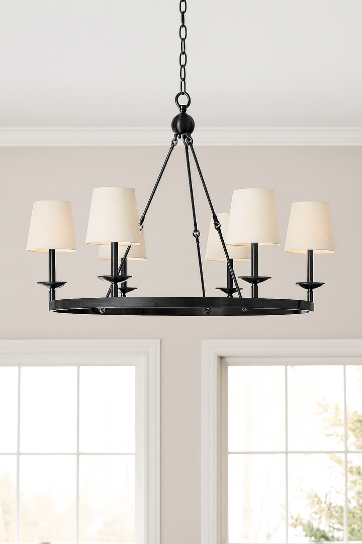 Brass Or Black Traditional Ceiling Chandelier