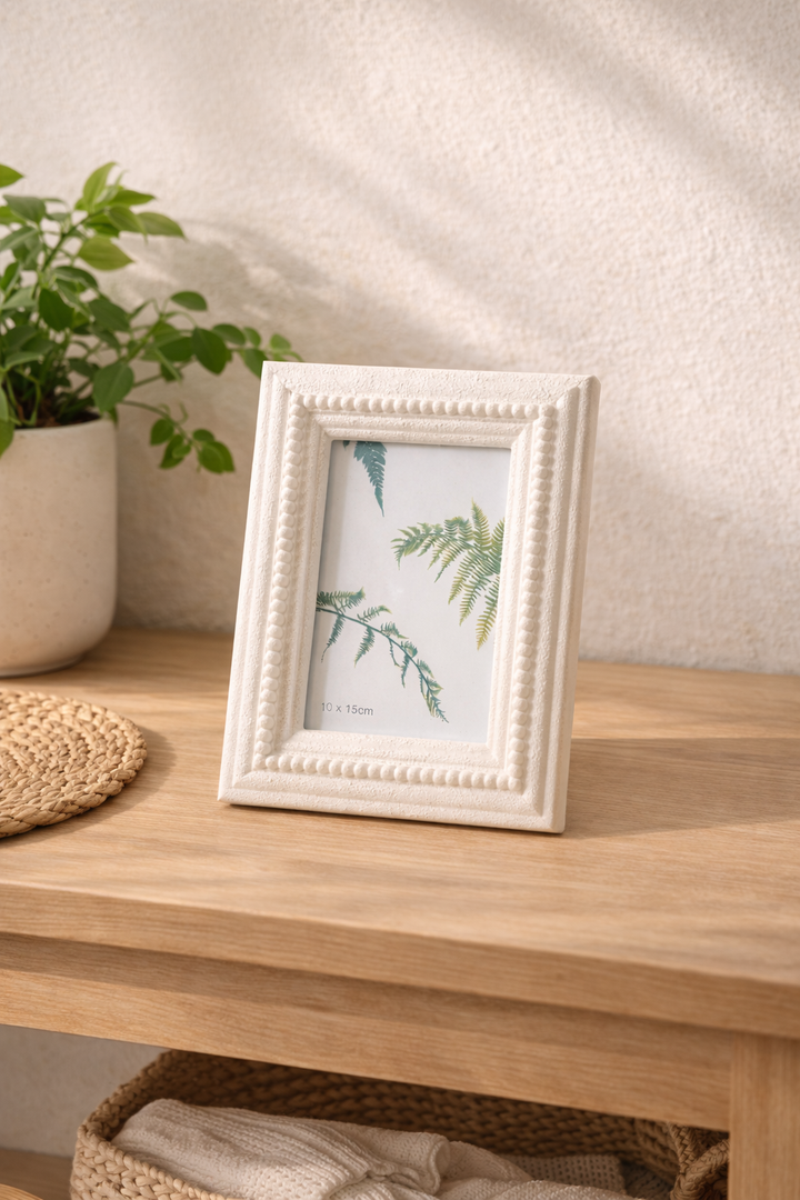 Classic White Decorative Photo Frame