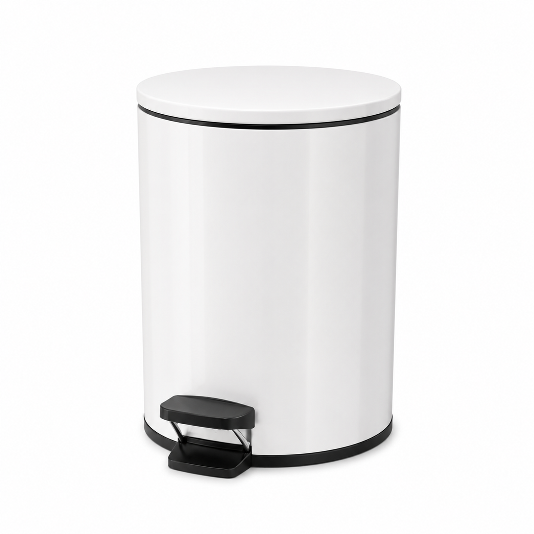 White Pedal Bin