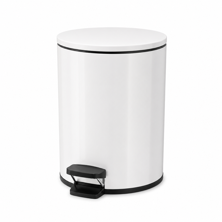 White Pedal Bin