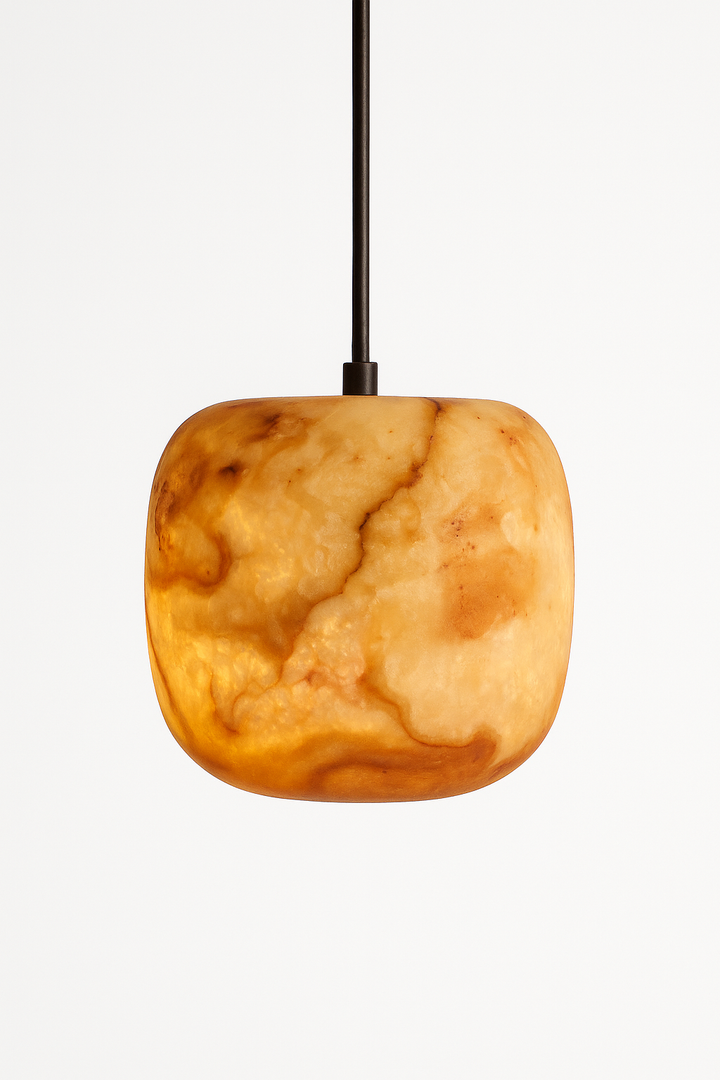 Amber Onyx Pendant Light