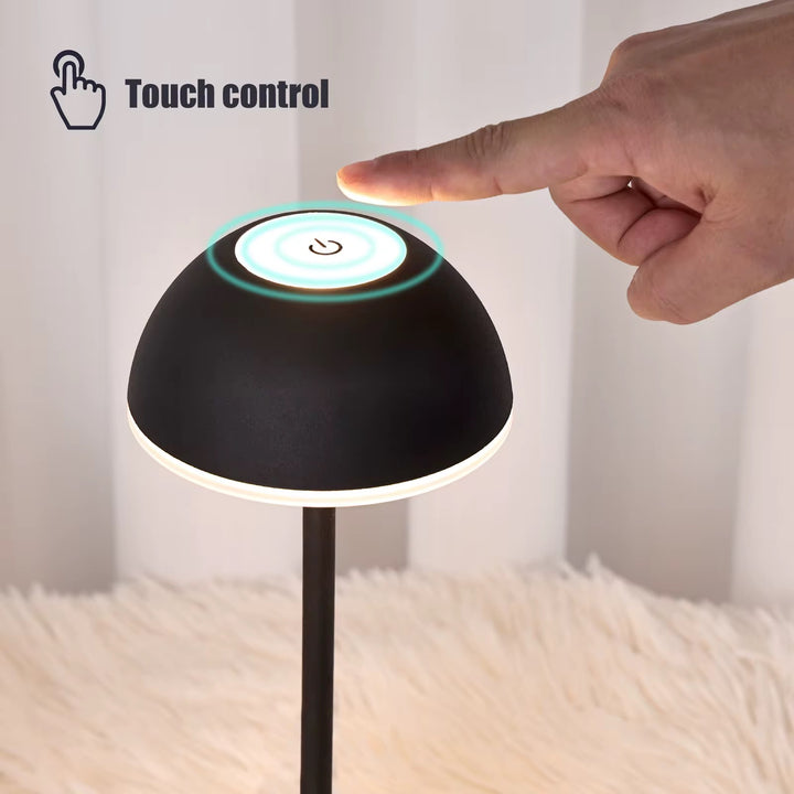 Modern Rechargeable LED Table Lamp - Touch Dimmable with USB-C Charging