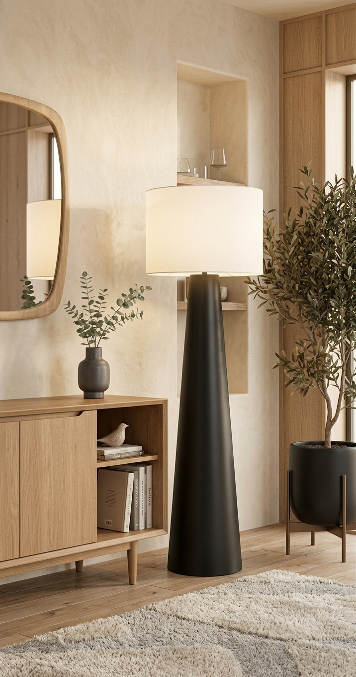 Modern Cone Base Floor Lamp