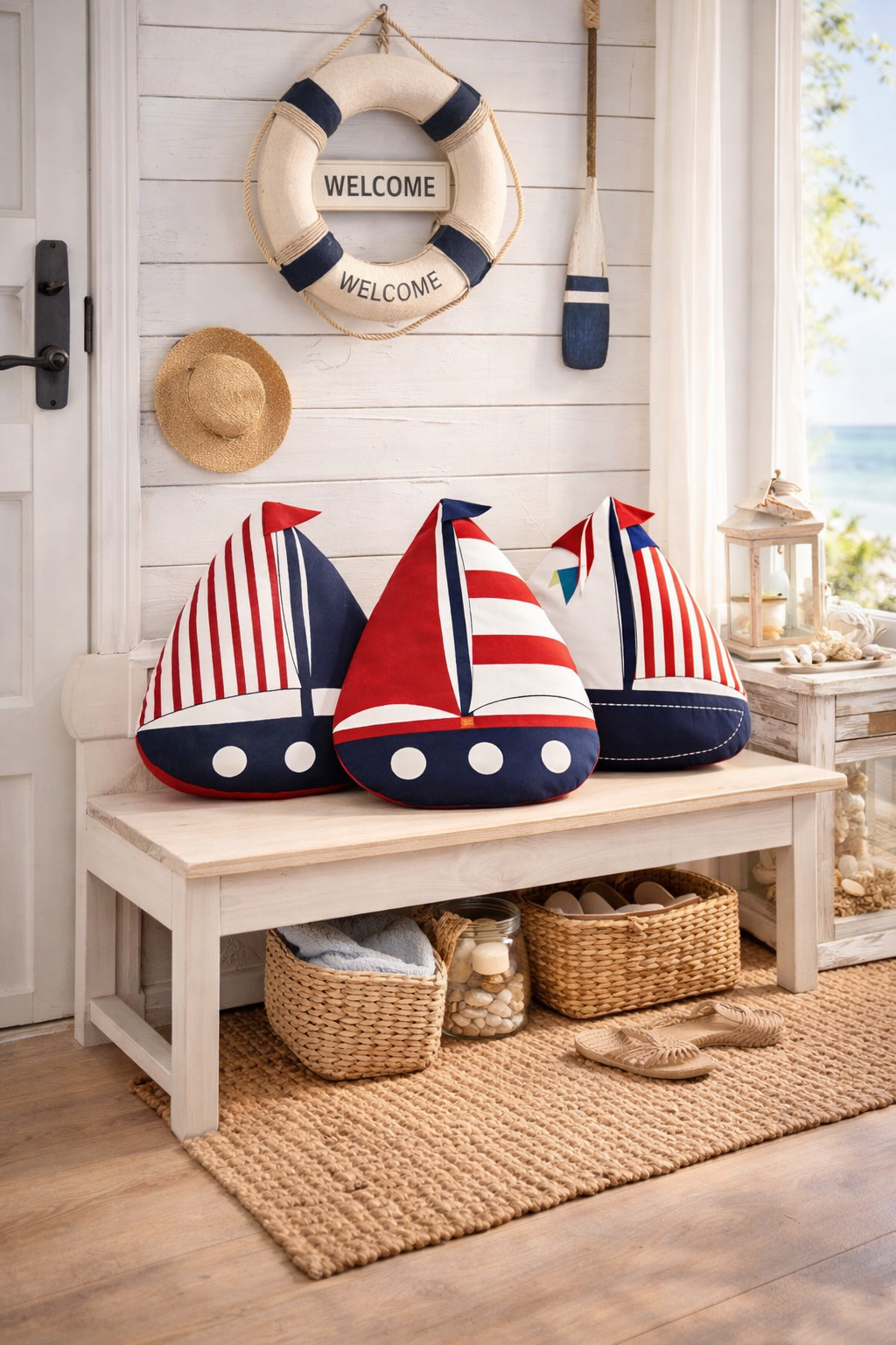 Sailboat Decorative Cushions
