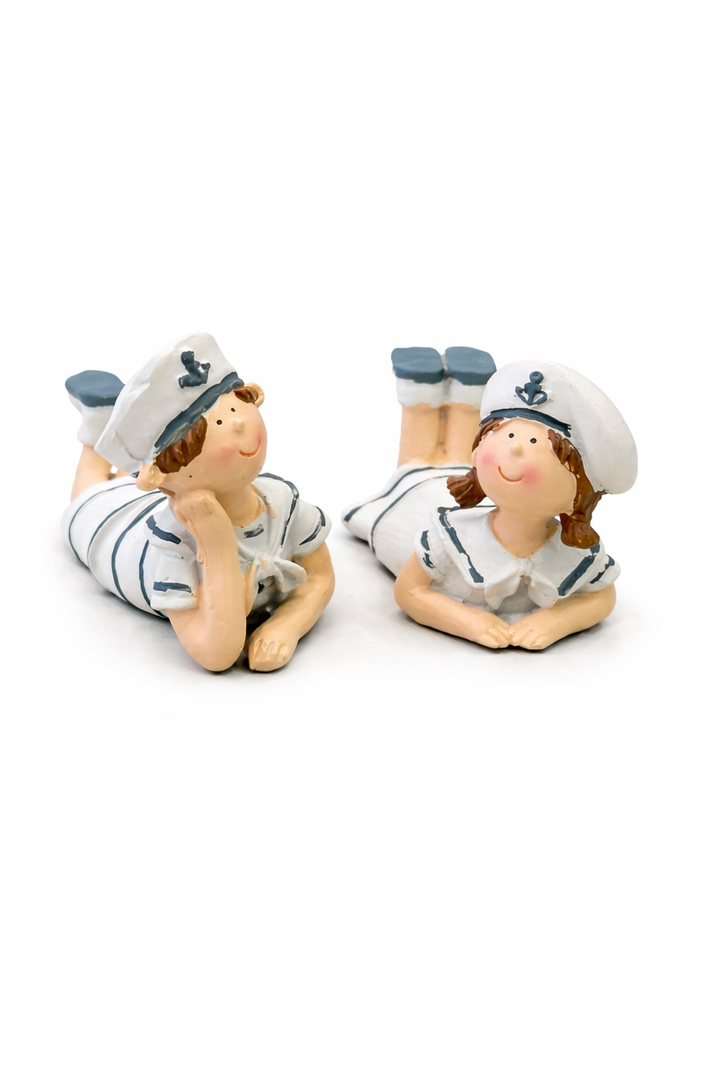 Relaxing Sailor Kids Figurines set of 2