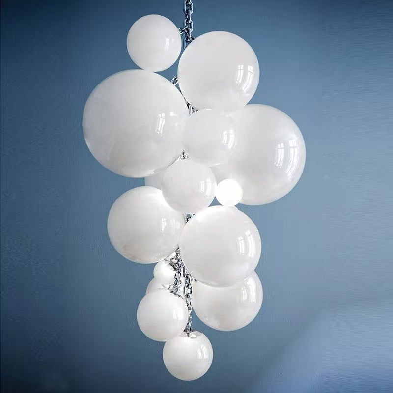 Modern Glass Grape Chandelier