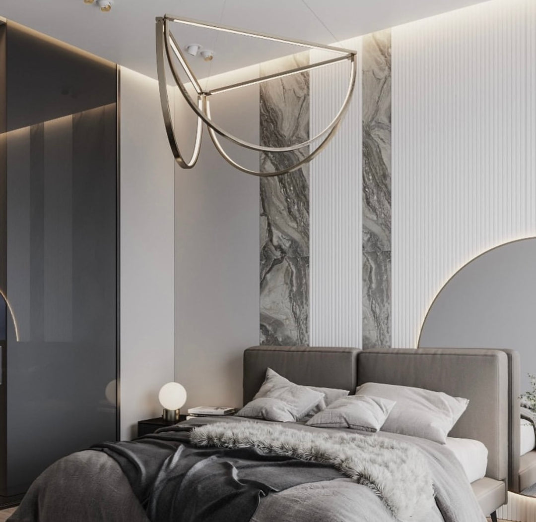 Modern LED Ring Chandelier