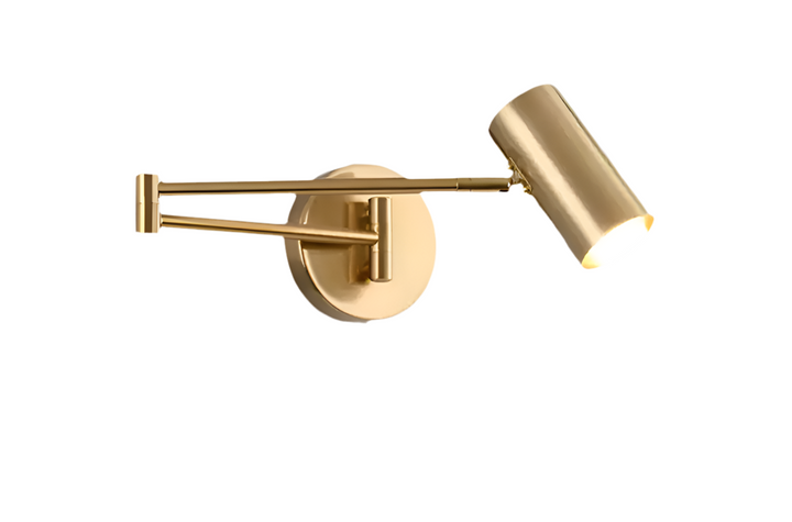 Modern Adjustable Brass Wall Sconce