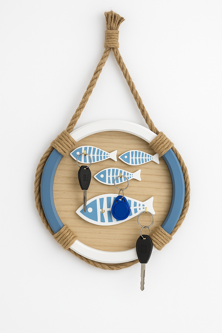 Nautical Fish Key Holder