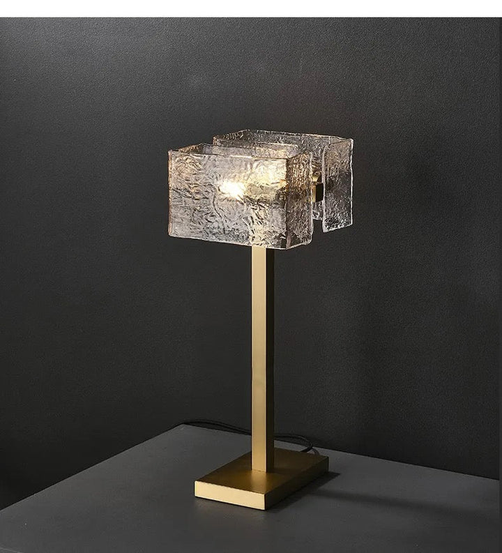 Modern Luxury Glass Shade Table Lamp