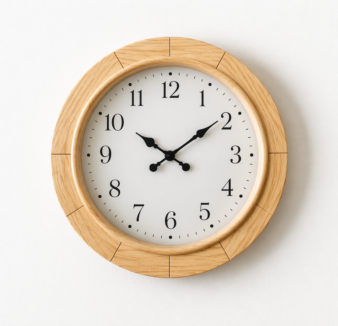 Classic Wooden Wall Clock