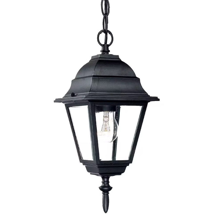 Black Outdoor Hanging Lantern