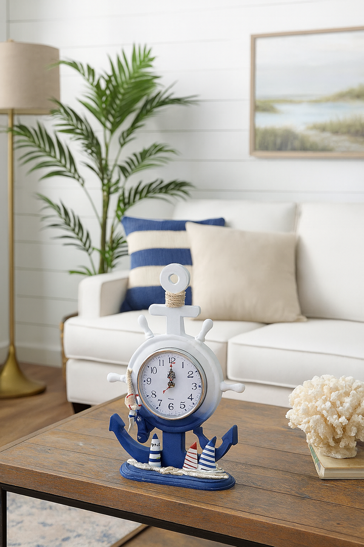 Nautical Anchor Wall Clock