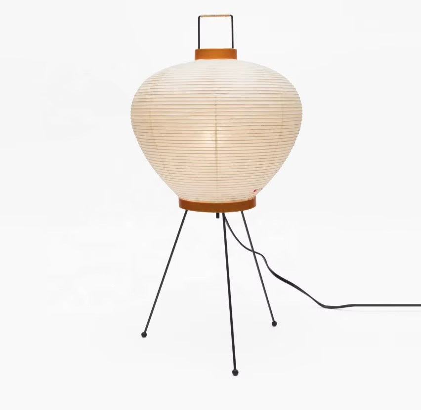 White Paper Lantern Tripod Floor Lamp