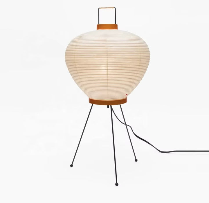 White Paper Lantern Tripod Floor Lamp