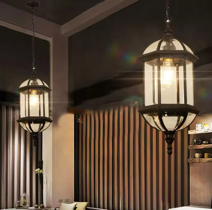 Vintage Lantern Pendant Lights for Restaurants