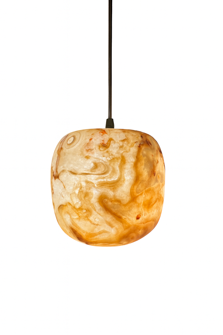 Amber Onyx Pendant Light