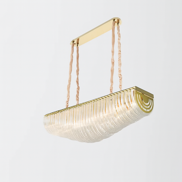 Rectangular Crystal Chandelier