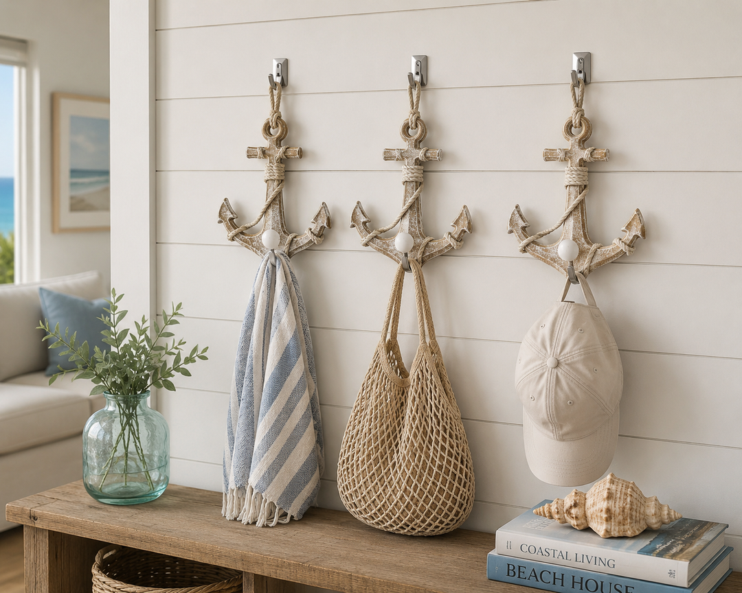 Coastal Anchor Wall Hook set of 3