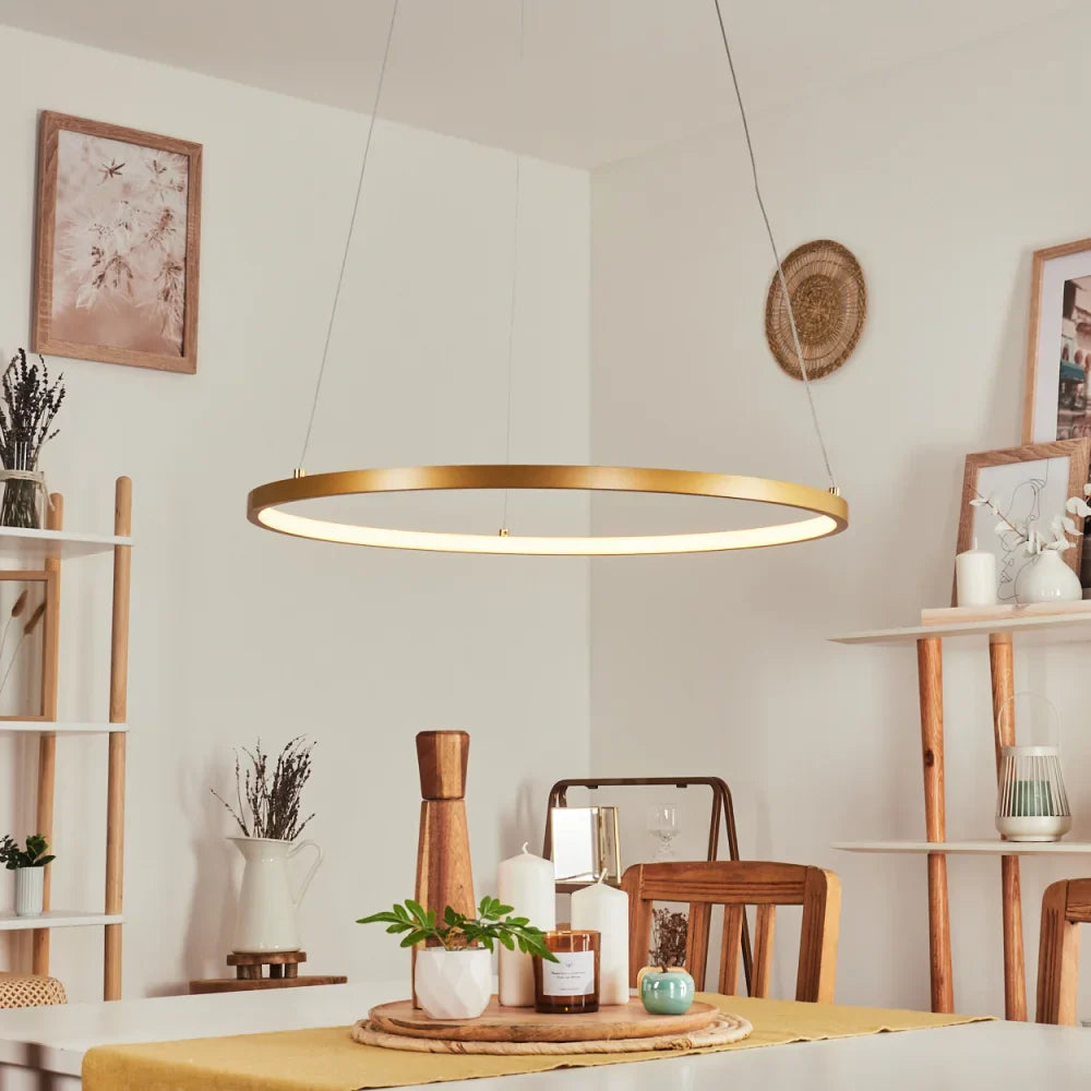 Modern Circular LED Pendant Light