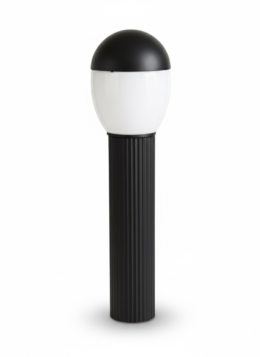 Opal Globe Outdoor Bollard Light