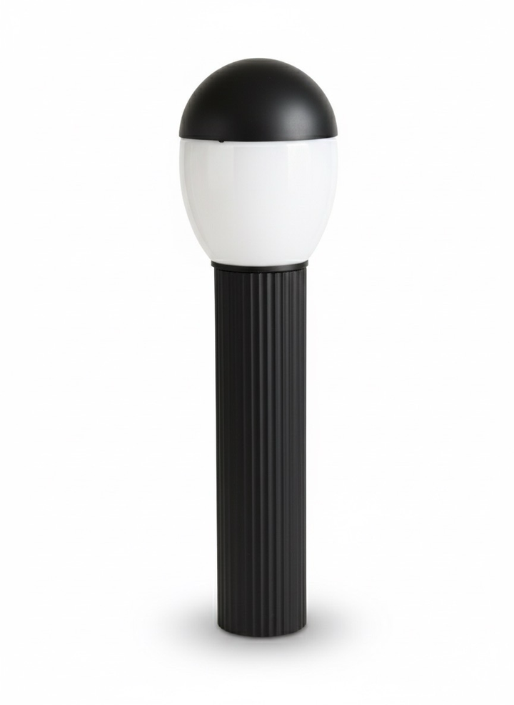 Opal Globe Outdoor Bollard Light