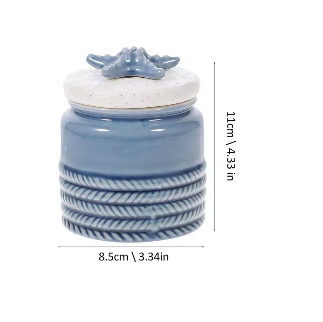 Nautical Ceramic Jar Set