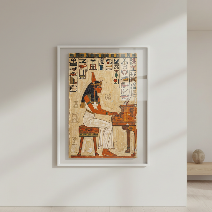 Ancient Egyptian Queen Papyrus Canvas Art