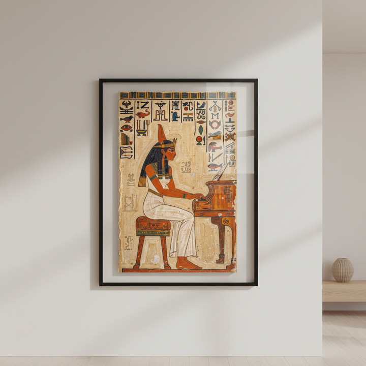 Ancient Egyptian Queen Papyrus Canvas Art