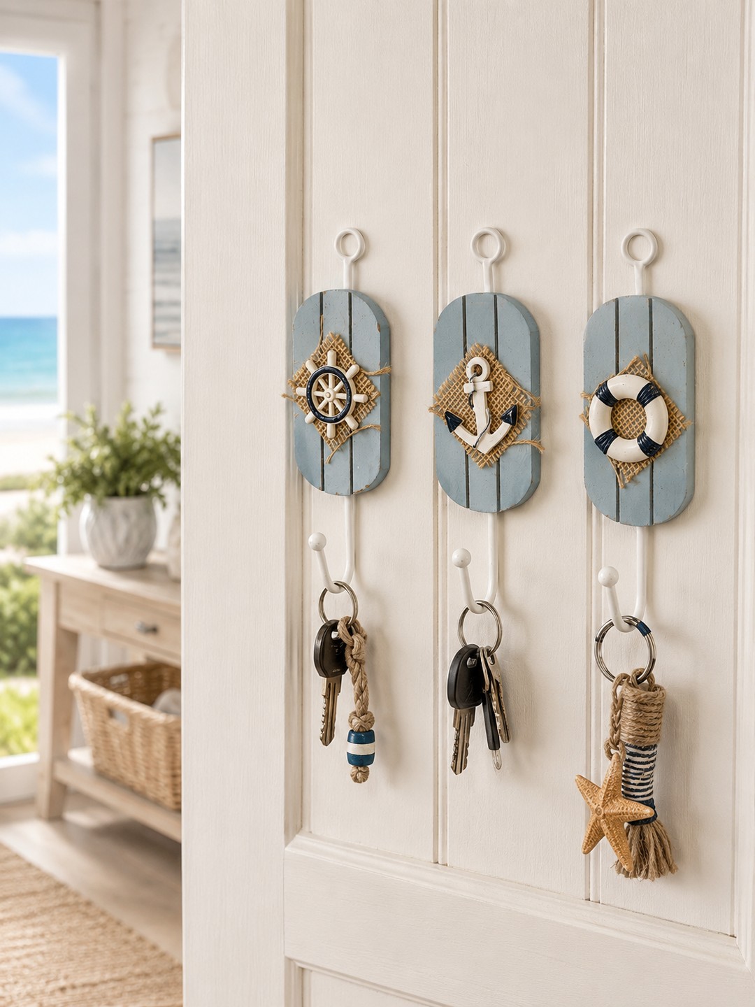 Seafarer Wall Hooks set of 3
