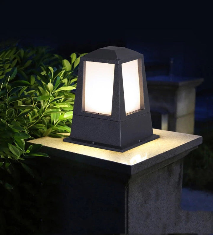 Modern Outdoor Lantern Bollard Light