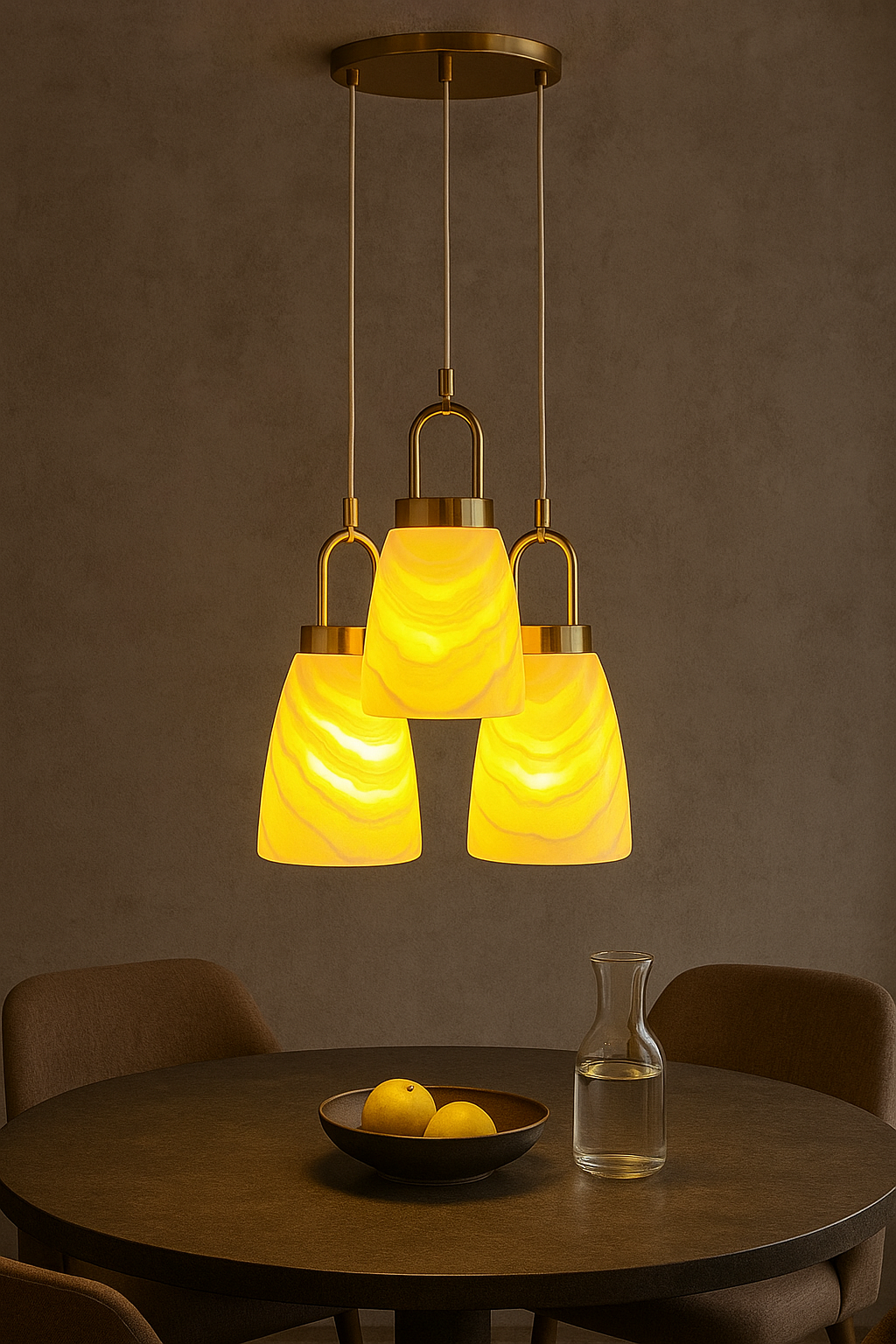 Golden Alabaster Mini Pendant