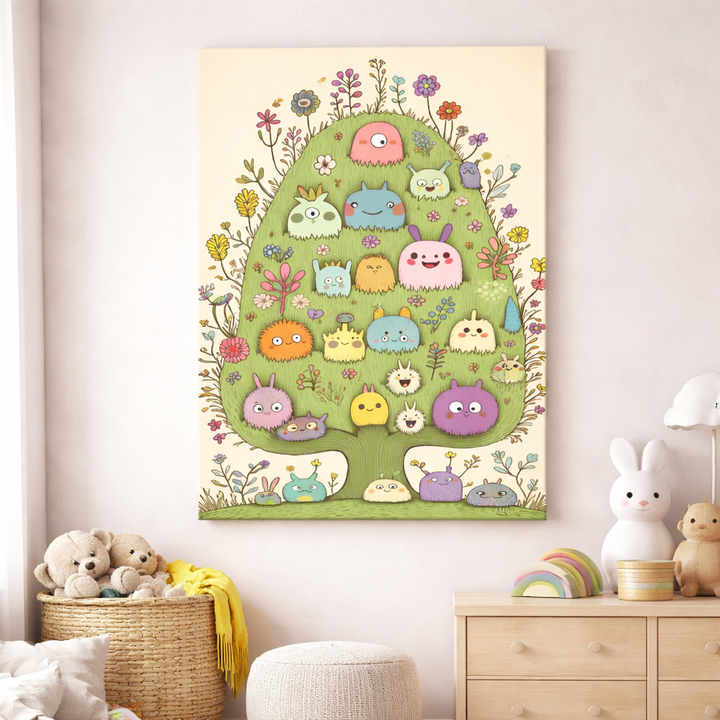 Cute Fantasy Tree Friends Canvas