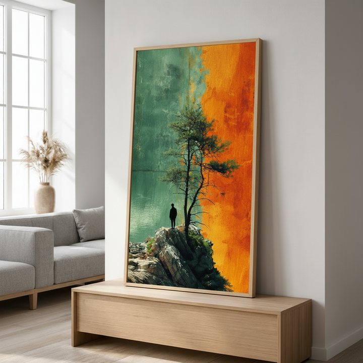 Solitude Tree Landscape Canvas Art