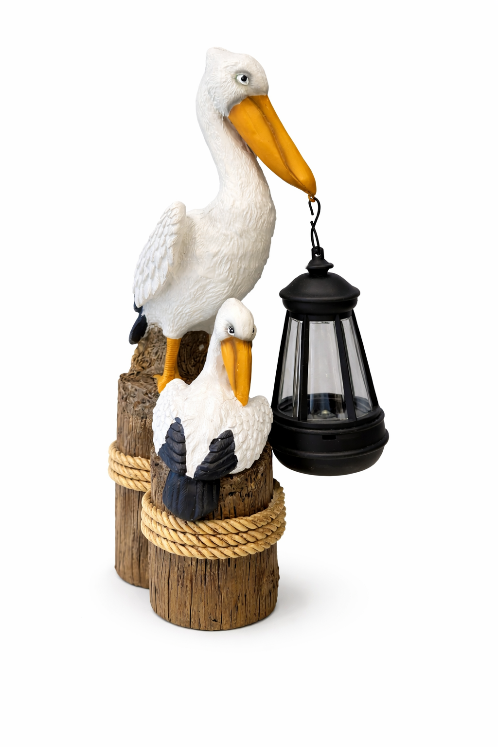 Rustic Nautical Pelican Light Accent