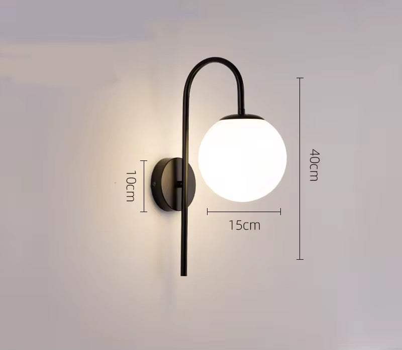 Modern Globe Wall Sconce