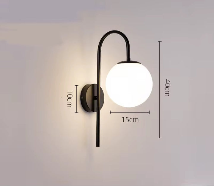 Modern Globe Wall Sconce