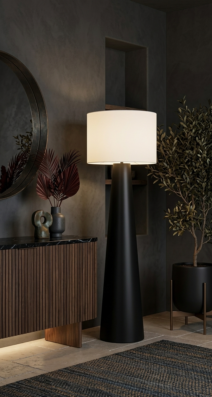 Modern Cone Base Floor Lamp