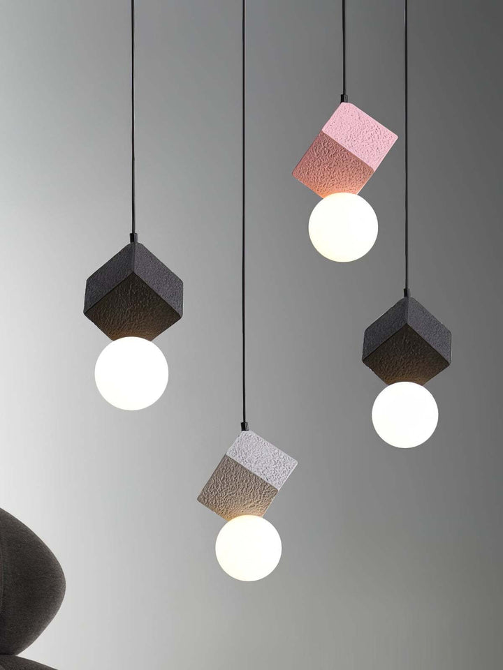 Geometric Globe Pendant Lights