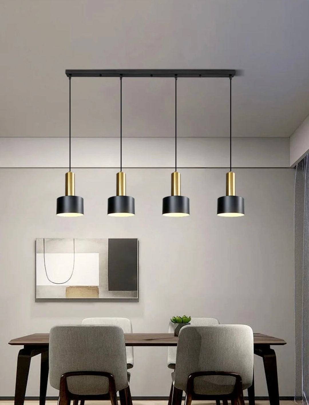 Black and Gold Pendant Light