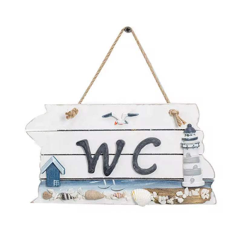 WC Nautical Wall Sign