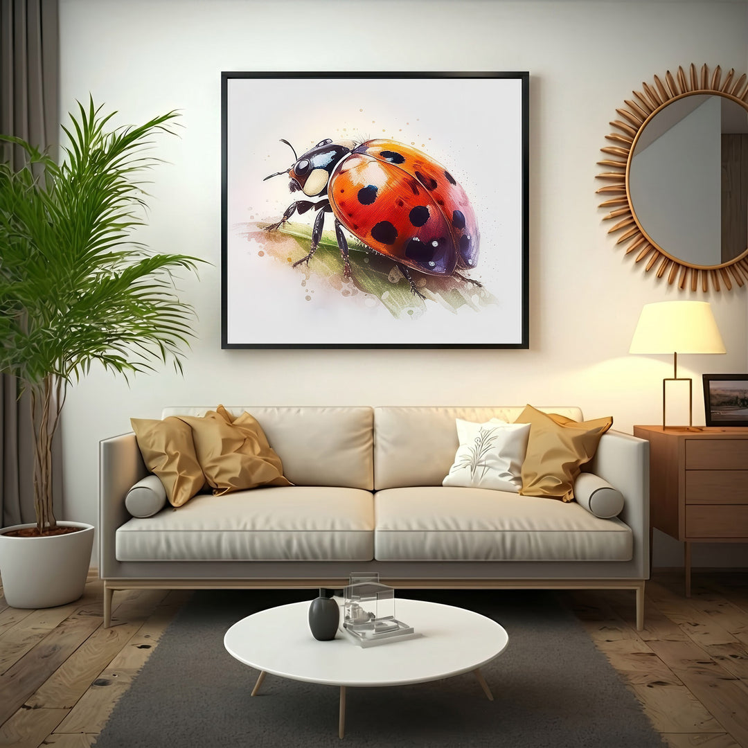 Ladybug Art Canvas