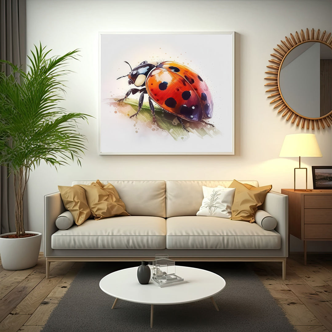 Ladybug Art Canvas