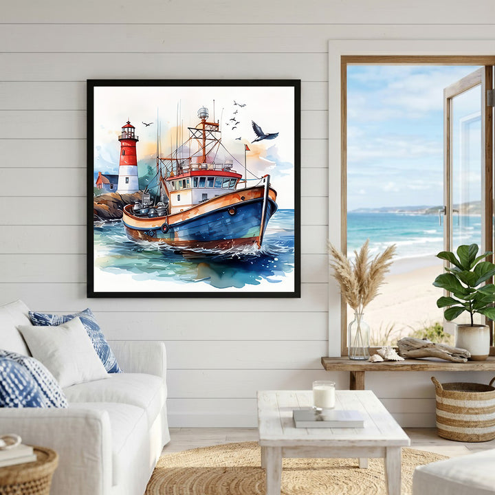 Fishing Boat Canvas